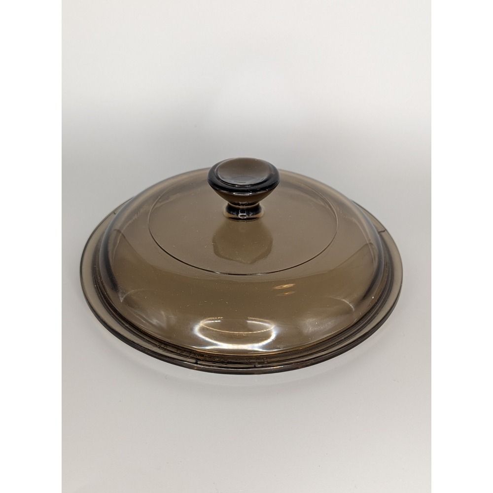 Pyrex Visions Amber Glass #623C Lid 1.5 Quart Casserole Dish REPLACEMENT 623-C - Picture 8 of 16